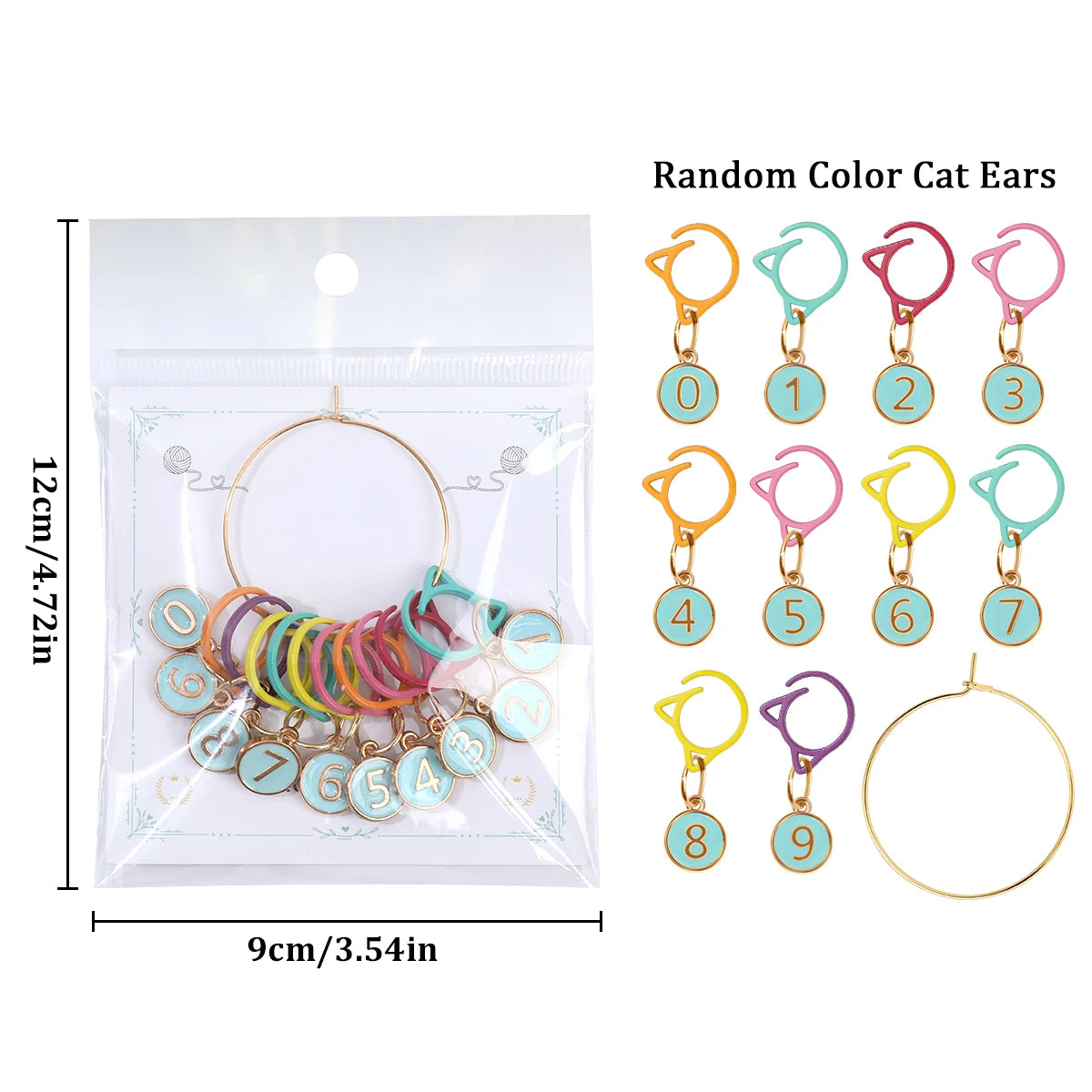 10pcs/Set Handmade Knitting Stitch Markers