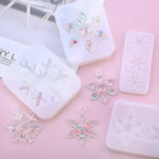 Silicone Snowflake Mold Handmade Jewelry Making