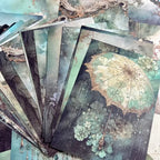 50 sheets Retro Scrapbook Material Paper