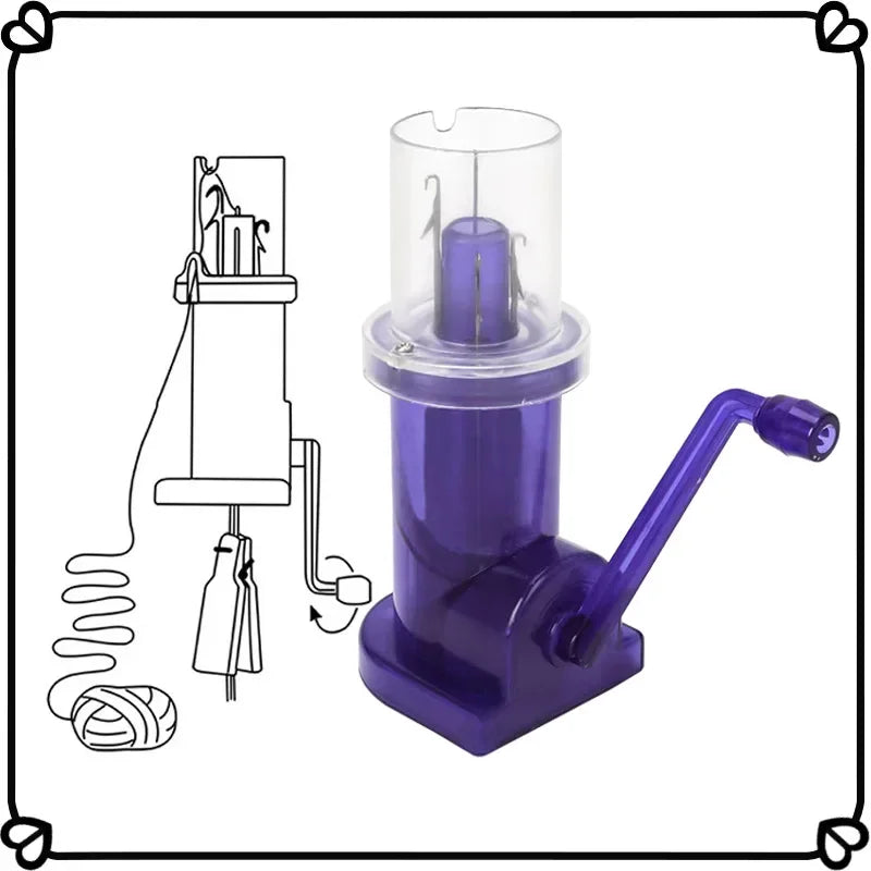 Easy-to-Use DIY Knitting Machine Hand-cranked