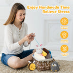 Beginner Crocheting Kit Wool Yarn