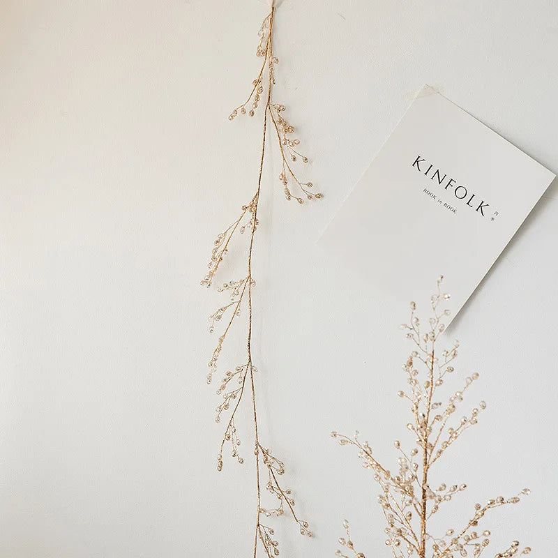 Water Drop Vine Wreath Door Hanging