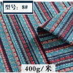 Dyed Ethnic Style Cotton Linen Fabric