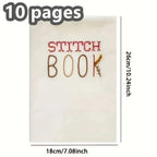 Sewing exercise book, embroidery needle, sewing thread, sewing book