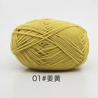 40-50g/Set 4ply Milk Cotton(80%) Knitting Yarn
