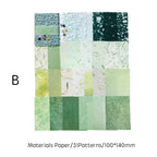 26pcs/pack Scrapbook Paper Gauze Materials DIY Scrapbooking