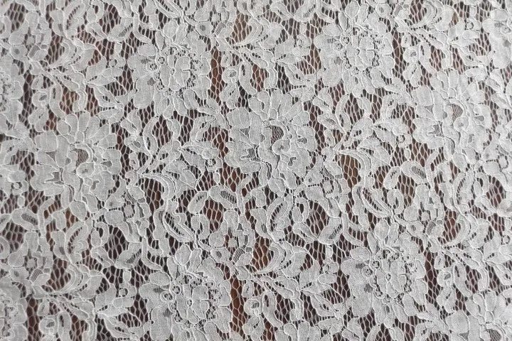 1.5M wide Cotton & Nylon Material Cord Lace Fabric