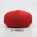 40-50g/Set 4ply Milk Cotton(80%) Knitting Yarn