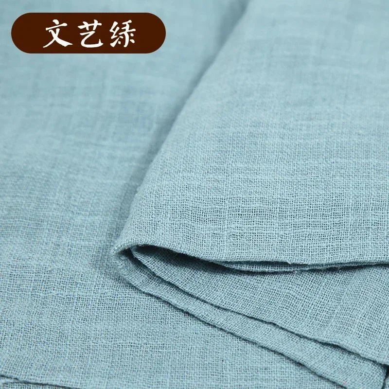 Soft Thin Linen Cotton Fabric