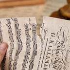 24 Sheets Retro Material Paper for Scrapbook