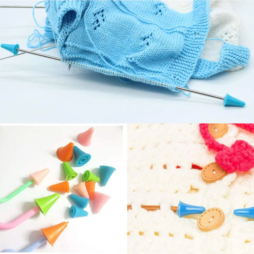 Colorful Knitting Needles Point Protectors