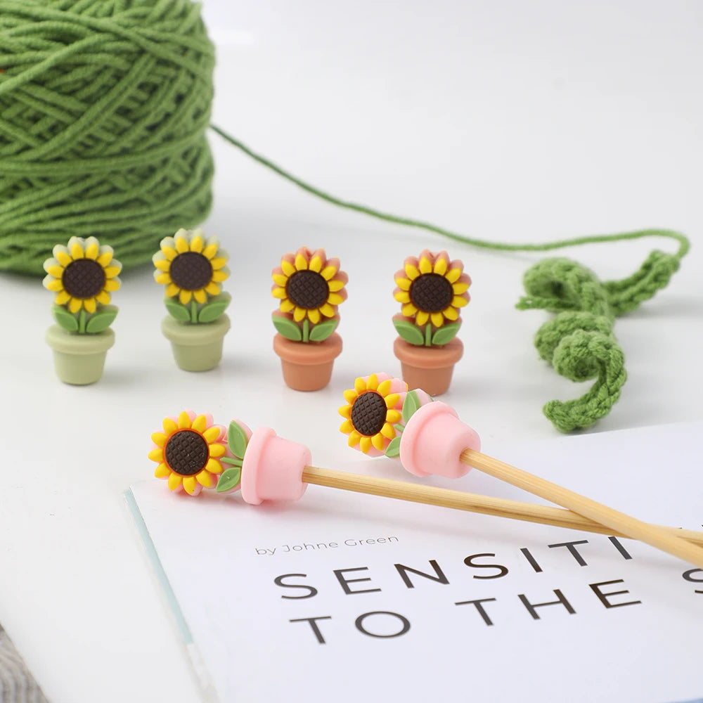 4/6/8pcs Knitting Needle Point Protectors