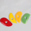 4 Pcs Soft Rubber Rib for Pottery Clay Silicone Ceramics Tools