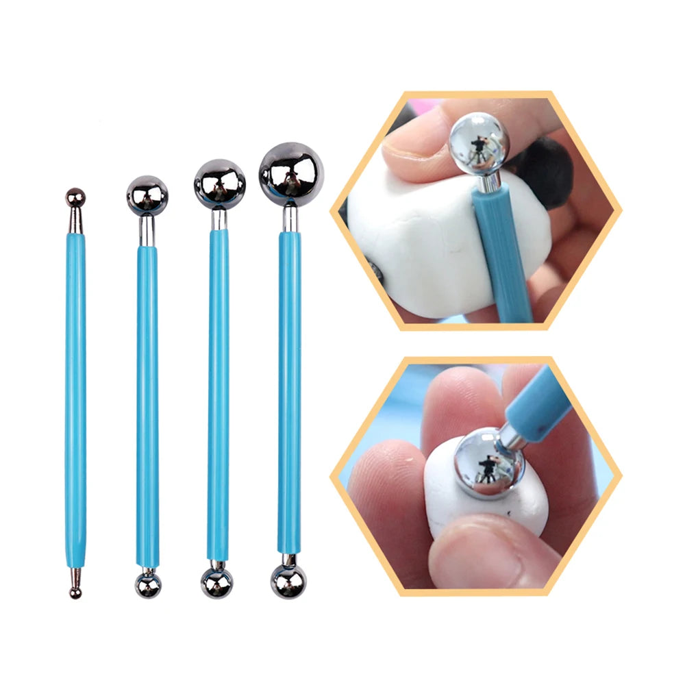 Pottery Clay Sculpting Tools Kit 40 Pcs/Set Ceramic Wax Clays Carving Tools