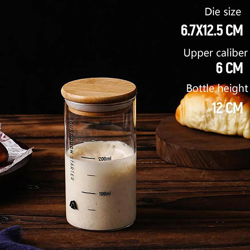 Sourdough Starter Fermentation Jar
