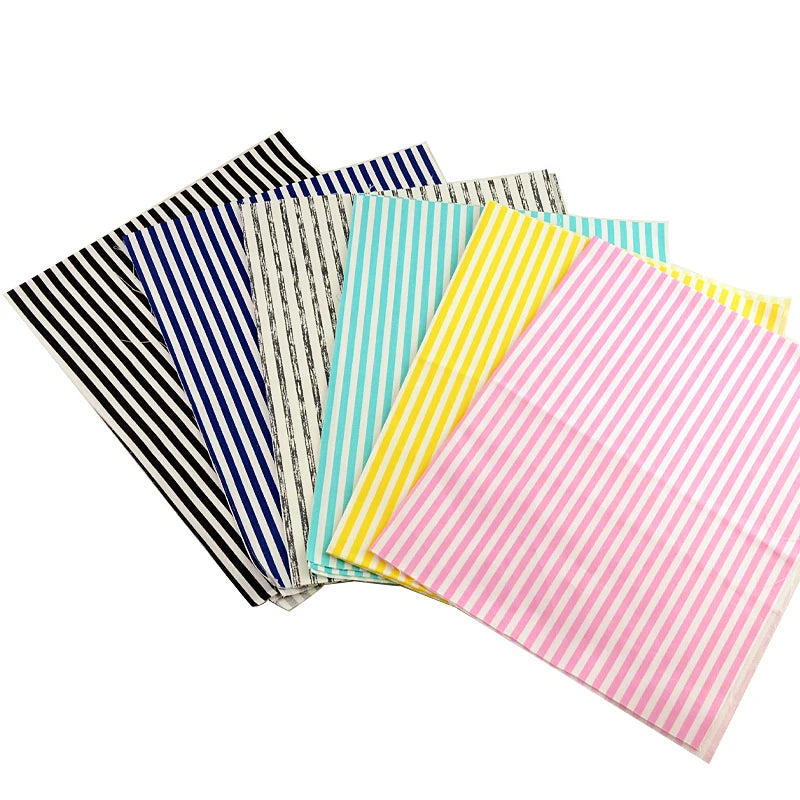 40/50*50cm 6-8 PCS Candy Color Floral Fat Quarter Fabric Bundles