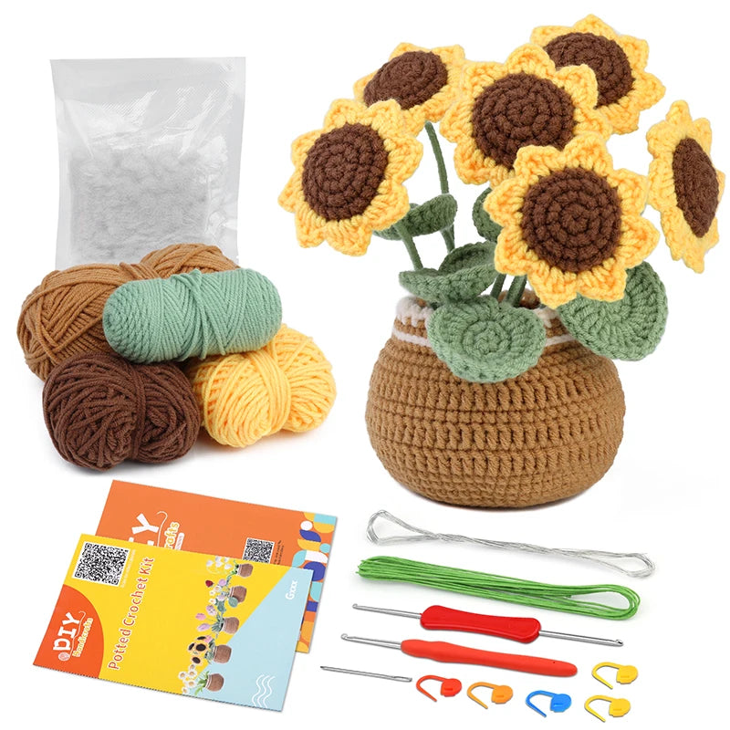 Crochet Flower Kit