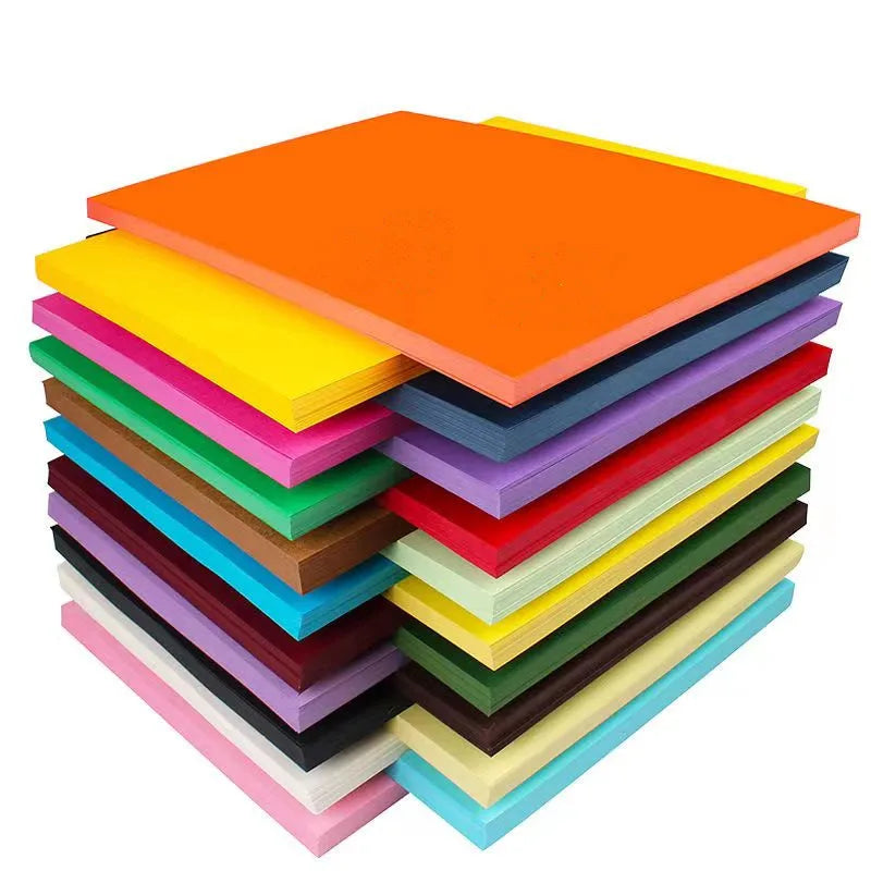 Assorted Colors A4 250g Double-Sided Color Cardstock