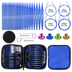 Gemstone Blue Knitting Needle Set Tool
