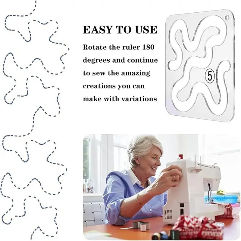 Quilting Templates for Machine Quilting -Free Motion Quilting