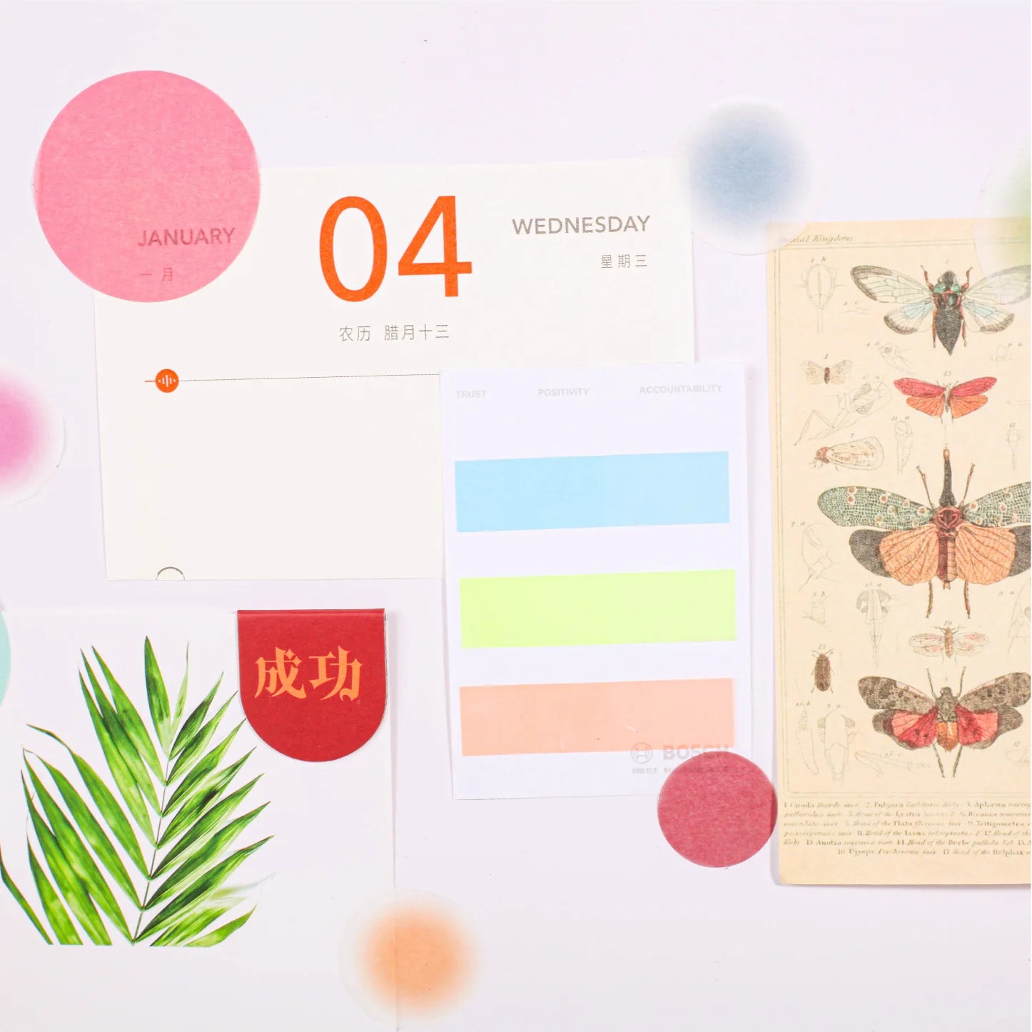30pcs/lot Memo Pads Material Paper