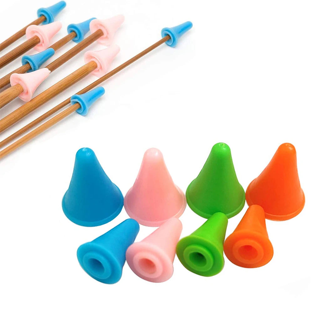 Colorful Knitting Needles Point Protectors