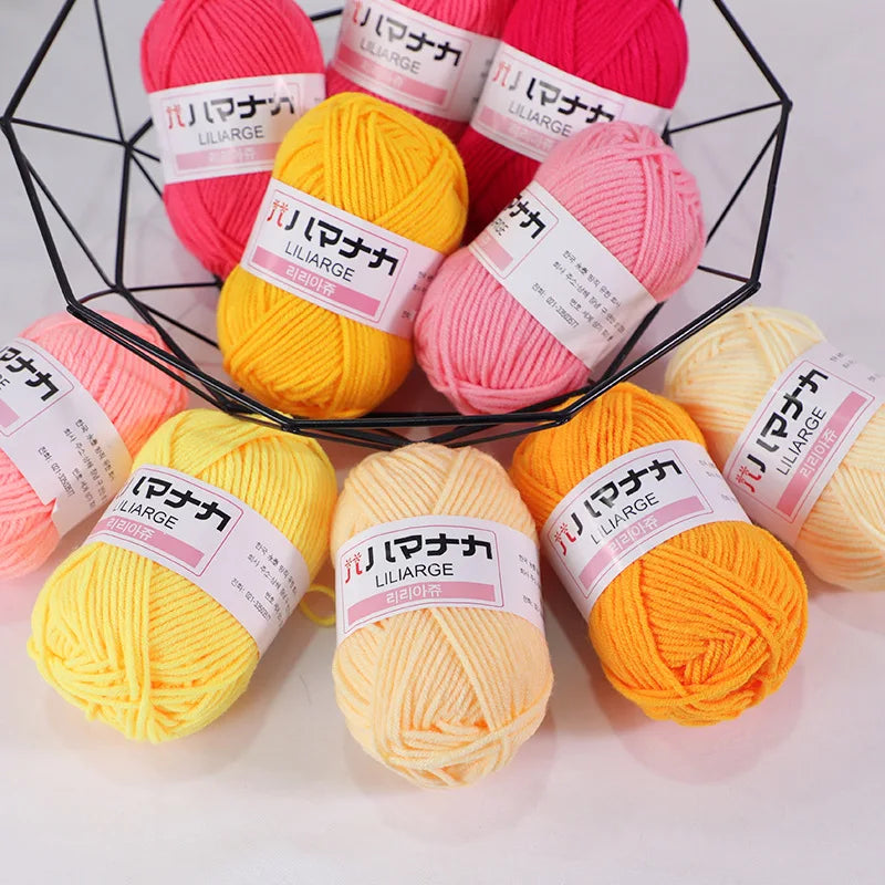 Milk cotton thread