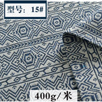 Dyed Ethnic Style Cotton Linen Fabric