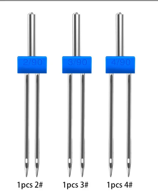 12/10/4PCS Sewing Machine Double Twin Needles