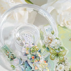 Mr Paper 2Style 60Pcs/bag Ice Crystals PET Long Strip Scrapbook Sticker