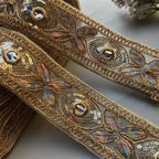 1 Yards 5cm Sequin Lace Fabric