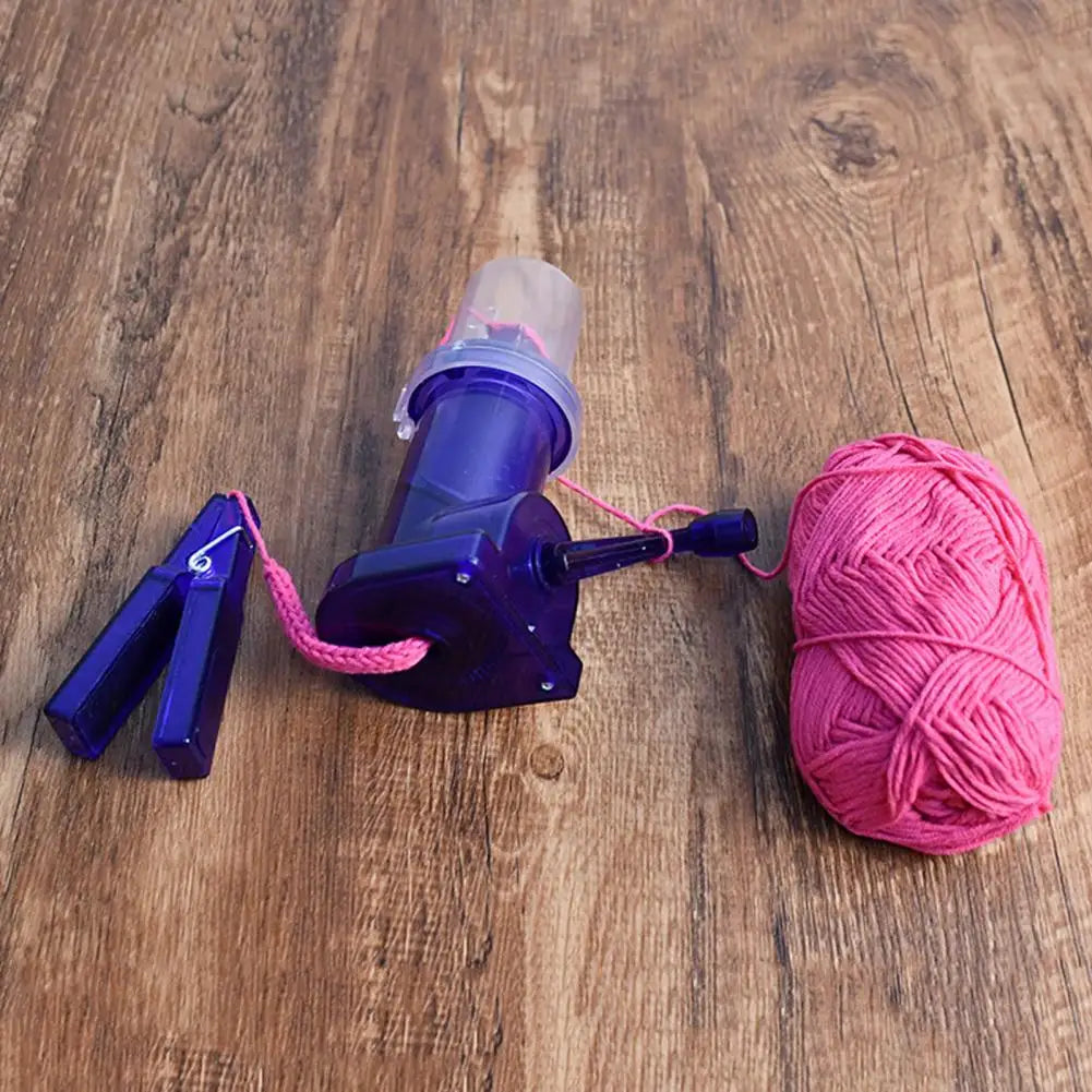 Hand-Cranked Easy-to-Use Knitting Machine