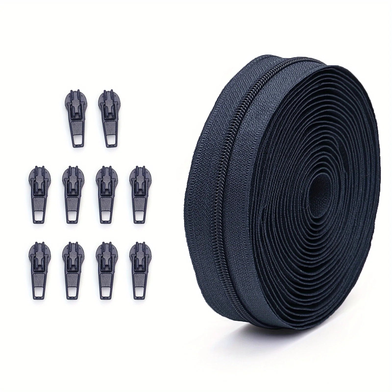 solid color nylon zipper