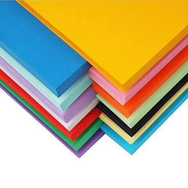 Assorted Colors A4 250g Double-Sided Color Cardstock