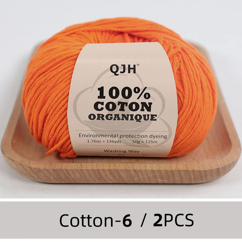 100% Organic Cotton Yarn