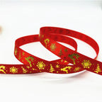 5yards/Lot 10mm Christmas Ribbon