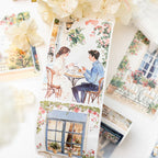 2m/roll City Landscape Washi Stickers