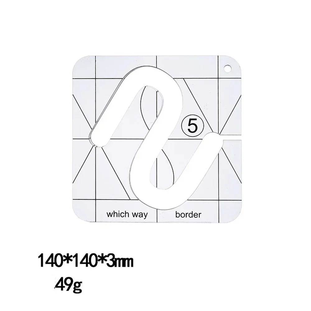 Quilting Tools Patchwork Ruler Templates Set