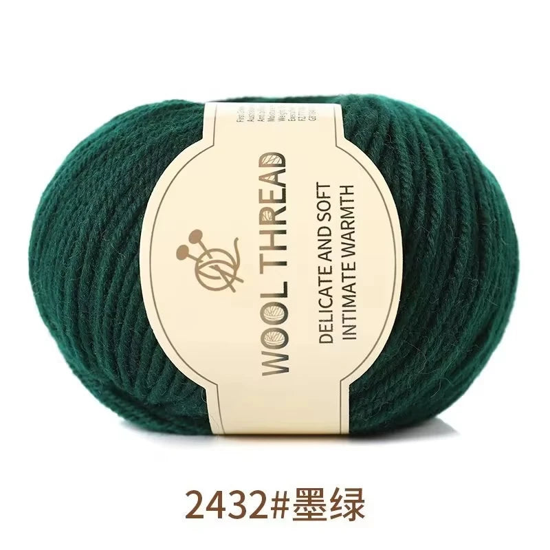 Medium Thick Wool Cashmere Yarn
