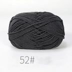 50g Milk Cotton Crochet Yarn 4ply