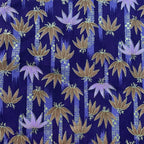 Japanese Style Kimono Bronzed Cotton Fabric