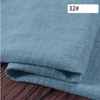 Plain Cotton Gauze Linen Fabric
