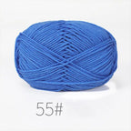 50g Milk Cotton Crochet Yarn 4ply