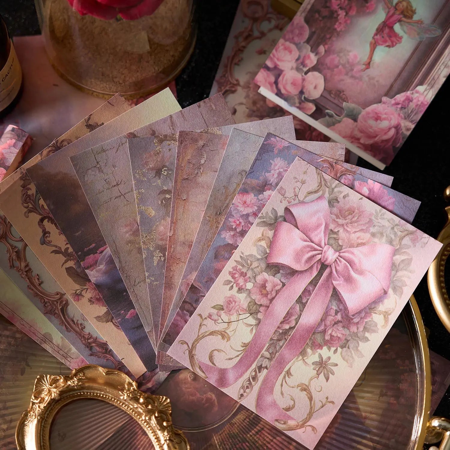 50 sheets Large Size Vintage Scrapbooking