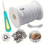 DIY Candle Making Kit - 2401.57inch Smokeless Wick Set