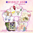 140pcs Premium Pressed Dried Flower Kit