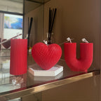 3pcs 3D Silicone Candle Making Mold