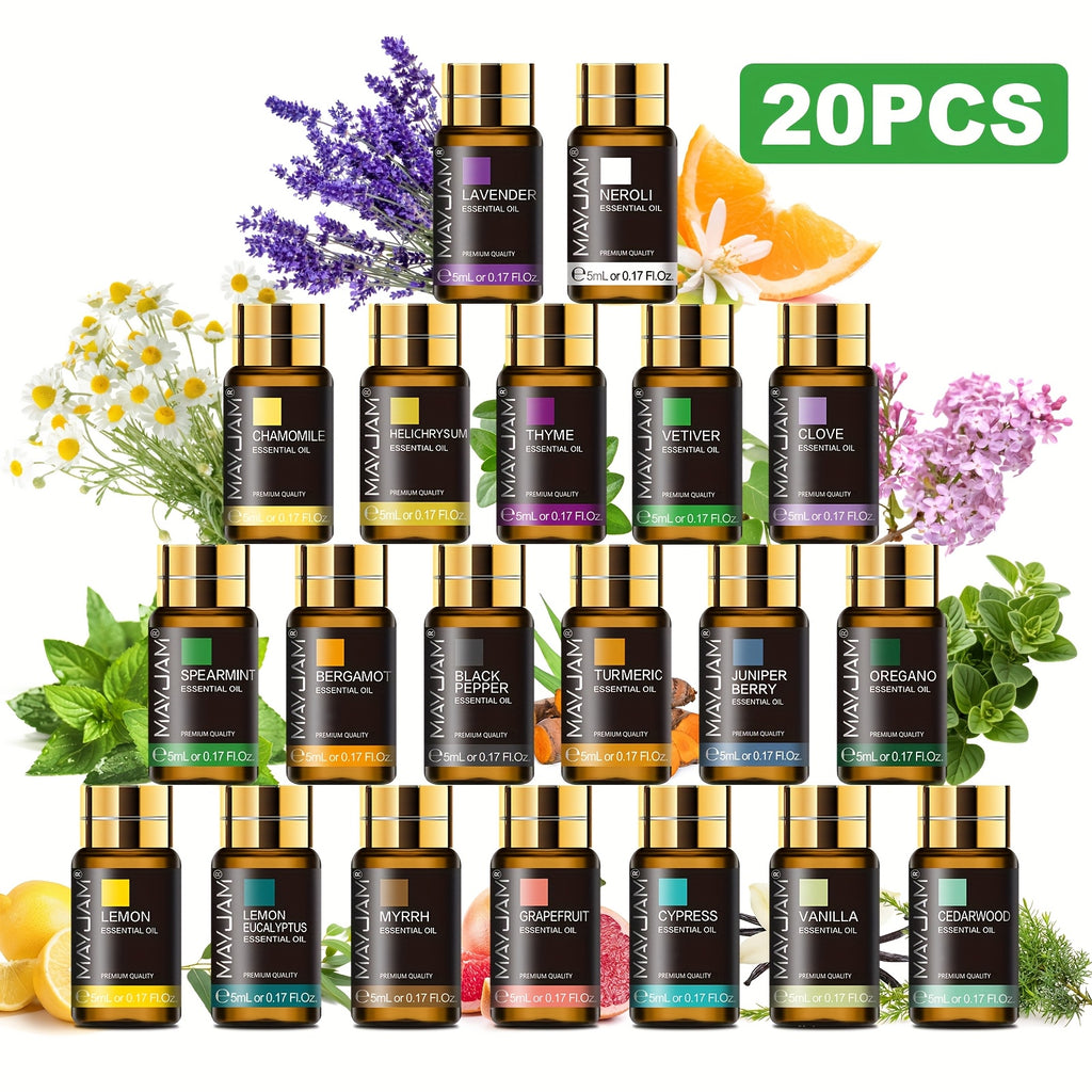 20pcs Plant Essential Oils Set