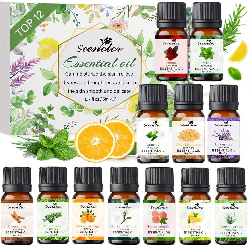12*0.17oz Essential Oil Set for Essential Oil