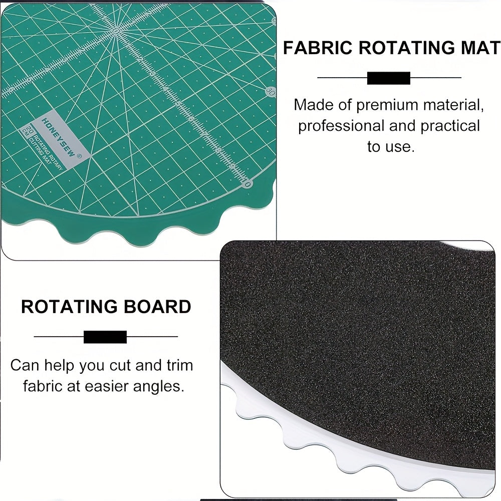 Round Rotating Self-Healing Cutting Mat